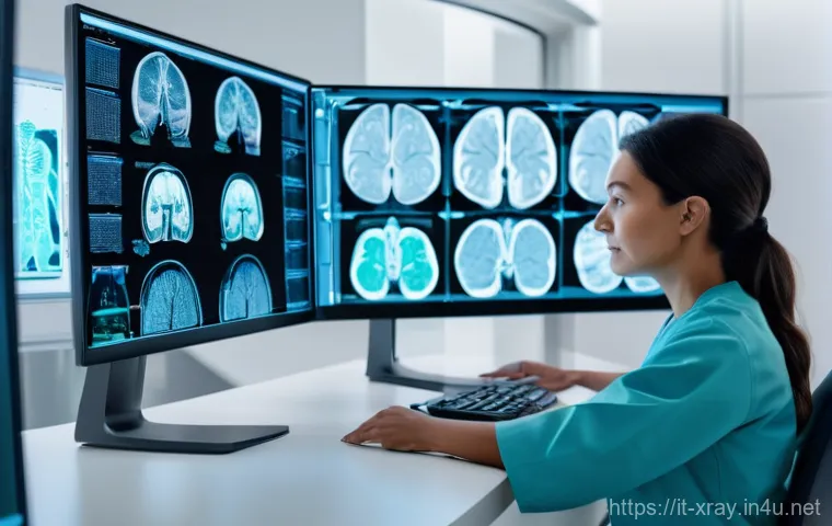 방사선사 전공 학회 참석 후기 - Prompt 1: The AI-Enhanced Radiologist's Workstation** 방사선사 전공 학회 참석 후기 - Prompt 1: The AI-Enhanced Radiologist's Workstation**