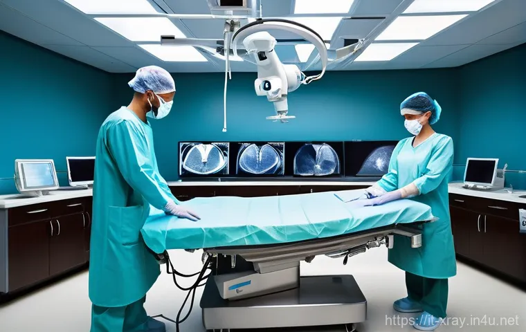 방사선사와 환자 안전 관리 - **Prompt:** A dynamic scene inside a contemporary Italian radiology department, showcasing the syner...