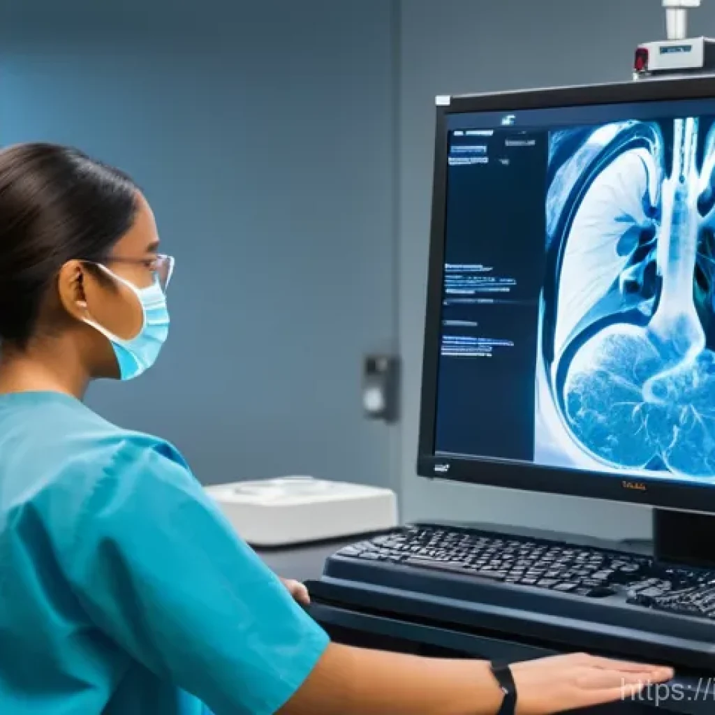 방사선사 전공 동아리 활동 - **"Hands-on Radiology Club Workshop"**
    A vibrant indoor scene within a modern university radiolo...